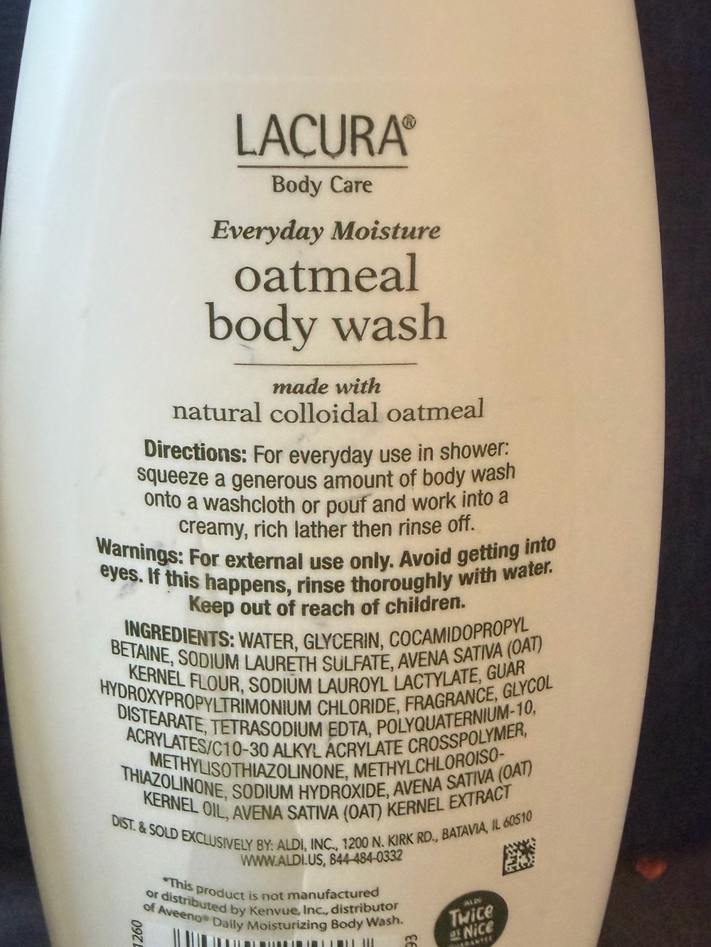 Oatmeal Body Lotion & Body Wash - Green/White - Picture 8 of 8